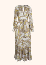 Kiton beige/yellow dress for woman, in silk 1