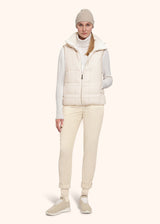 Kiton white blouson for woman, in cashmere 5