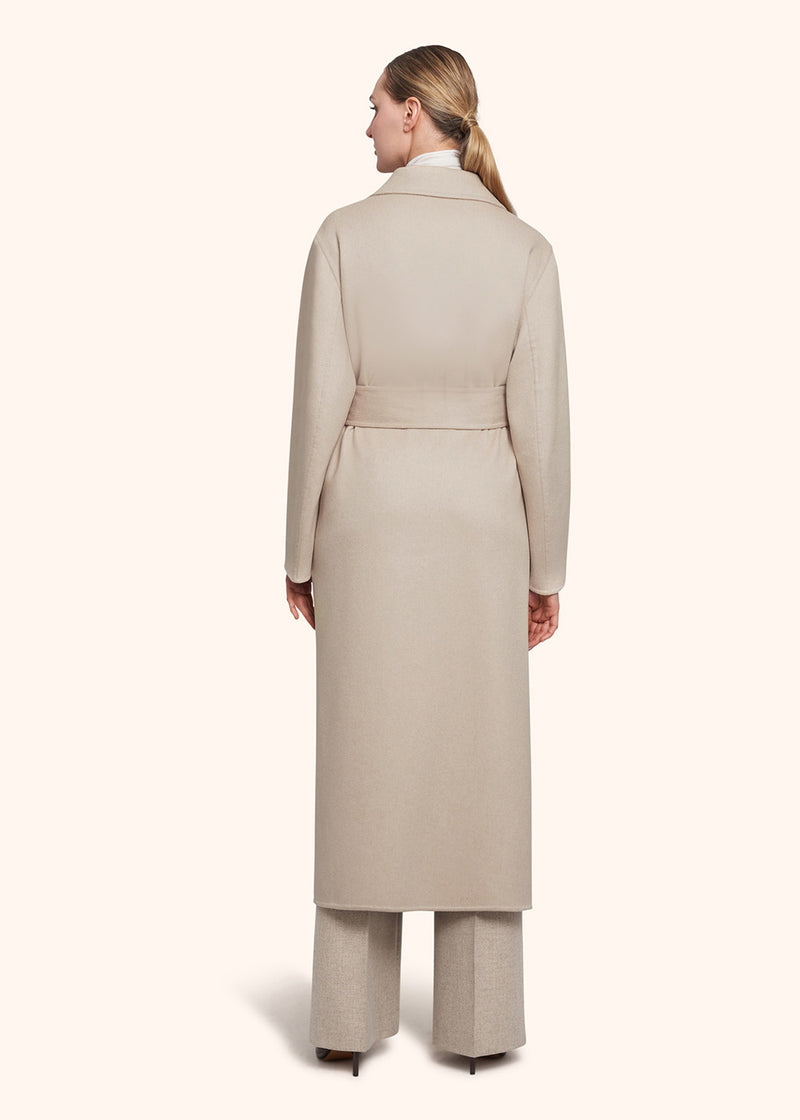 Kiton beige coat for woman, in cashmere 3