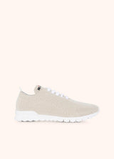 Kiton beige sneakers shoes for woman, in cashmere 1