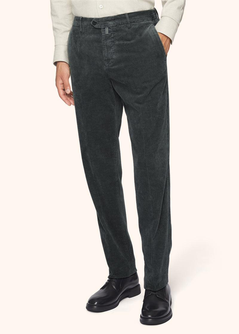 CASUAL COTTON AND CASHMERE TROUSERS