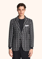 Kiton medium grey jacket for man, in cashmere 2