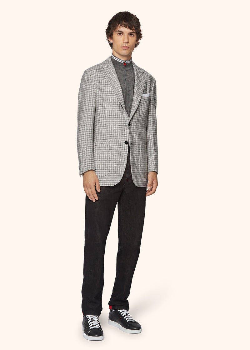 HOUNDSTOOTH CASHMERE BLAZER