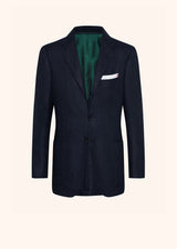 Kiton blue jacket for man, in cashmere 1