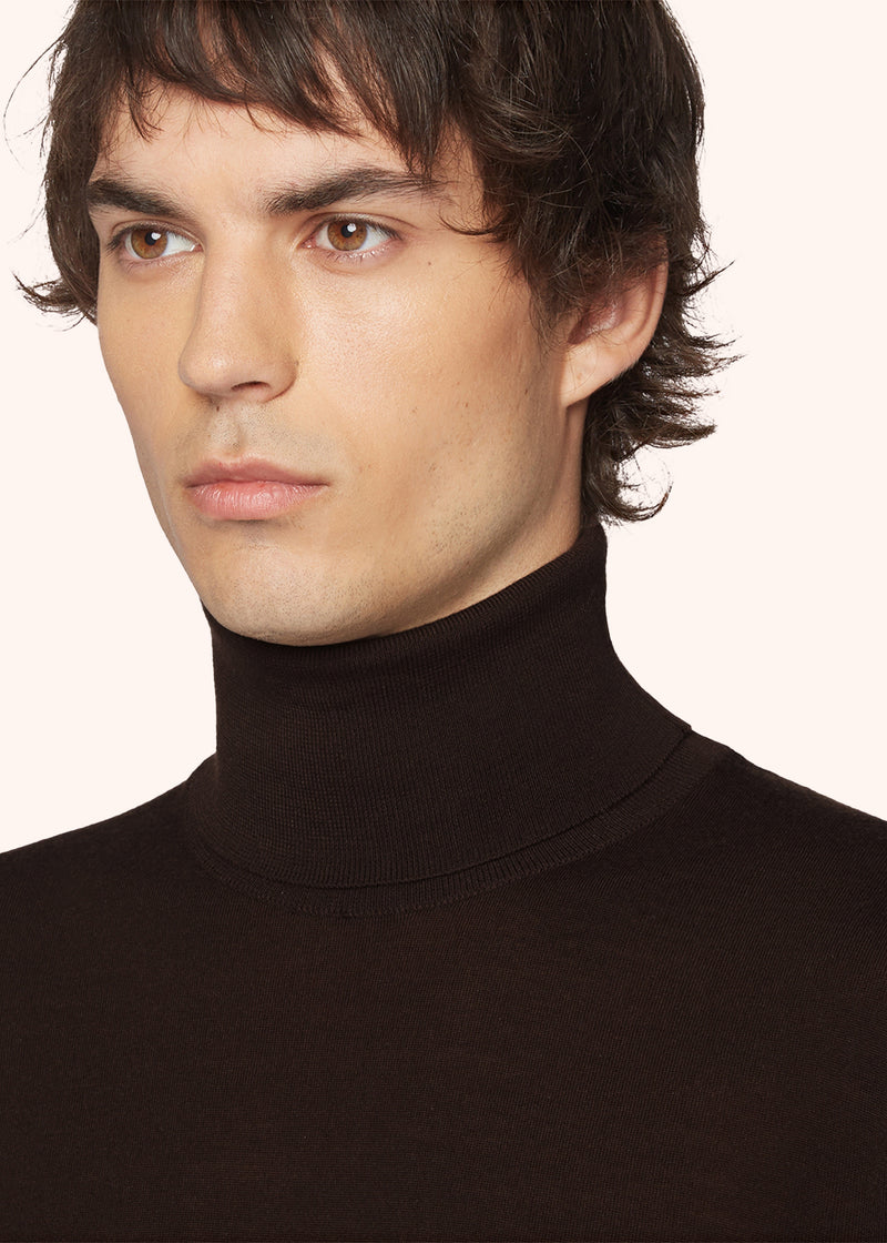 BLUE DIAMOND POLO NECK TOP