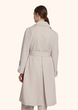 Kiton beige coat for woman, in virgin wool 3