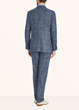 Kiton blue suit for man, in cashmere 3