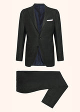 Kiton green suit for man, in cashmere 1