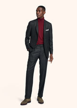 Kiton green suit for man, in cashmere 5