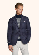 Kiton dark grey jacket for man, in cashmere 2