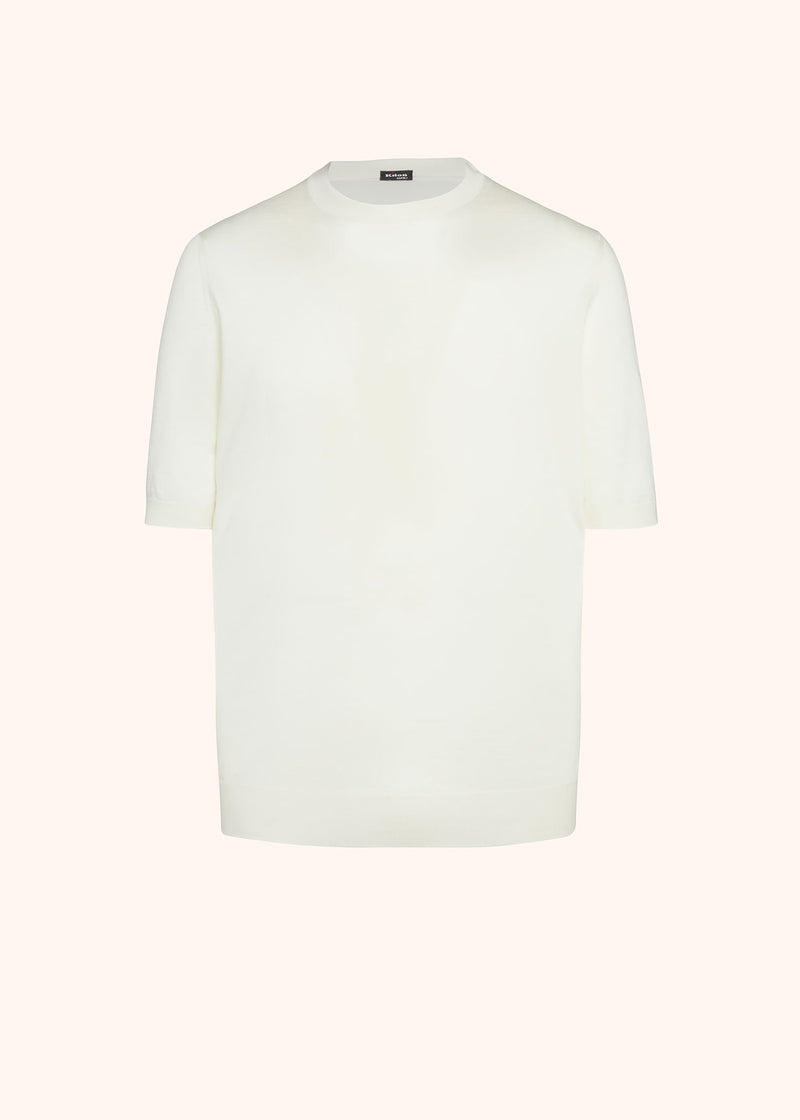 Kiton jersey round neck for man, in silk 1