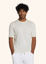 Kiton jersey round neck for man, in silk 2