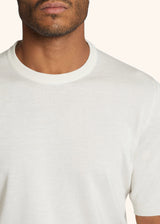 Kiton jersey round neck for man, in silk 4