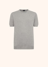 Kiton jersey round neck for man, in cotton 1