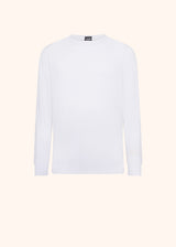Kiton jersey round neck l/s for man, in cotton 1