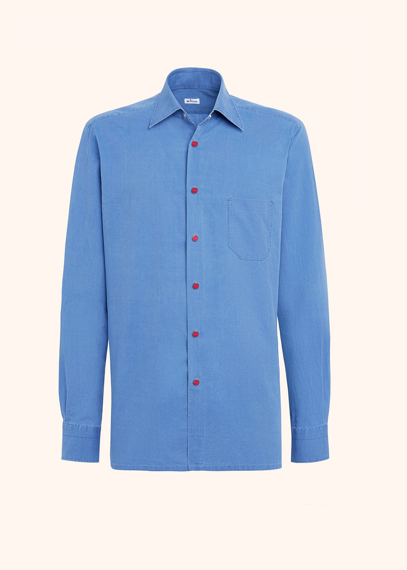 Kiton indigo nerano - shirt for man, in cotton 1