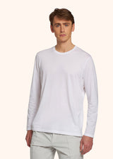 Kiton t-shirt l/s for man, in cotton 2