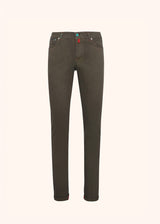 Kiton dark grey trousers for man, in cotton 1