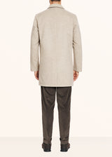 Kiton beige coat for man, in cashmere 3